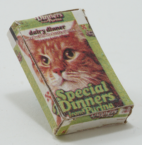 Dollhouse Miniature Box Of Cat Food